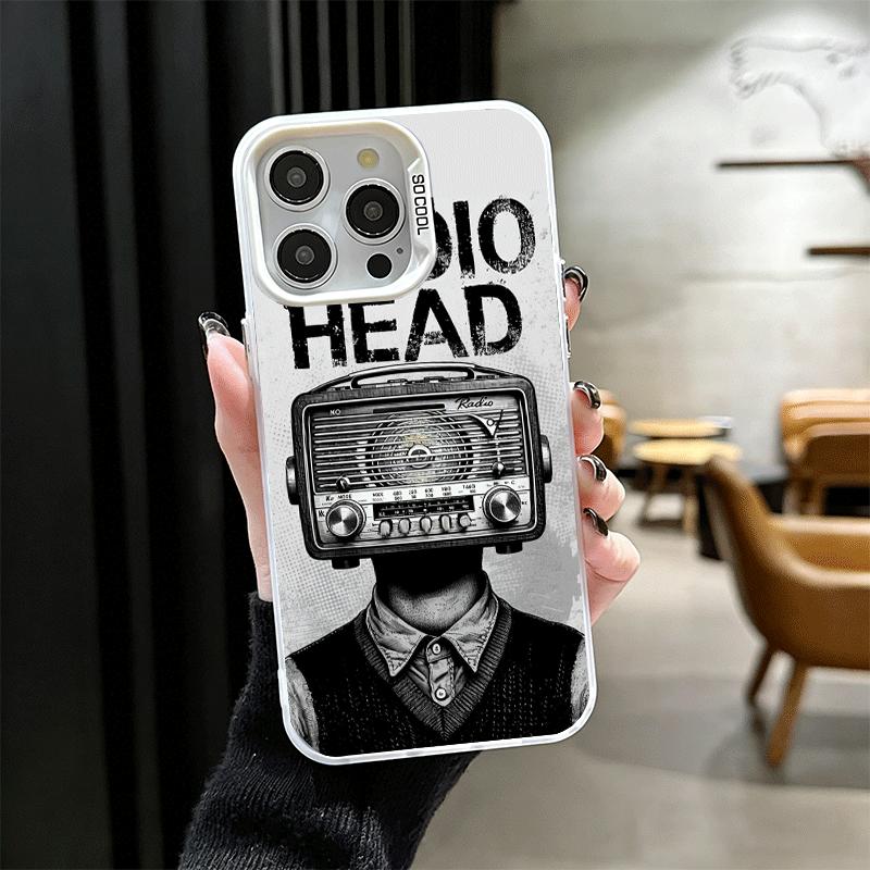 R-Radiohead Bnad Soft Phone Case for iPhone 15 16 17 Pro Max 17Air 16E 14 Plus 13 12 Mini Shockproof Cover Back Shell