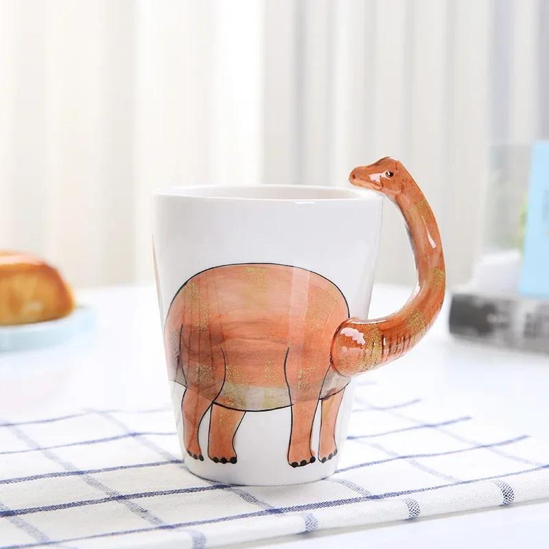 3D Three-dimensional Water Cup Cartoon Animal Cup High Temperature Ceramic Milk Coffee Tea Children Water Cup Mug Home