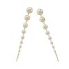 Fashion Pendant Earrings Handmade Pearls Tassels Long Dangle Earrings Elegant Party Jewelry Ear Accessories for Women