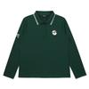 MALBON GOLF Women'S Slim Fit Collared Pique T-Shirt Green (Woman)
