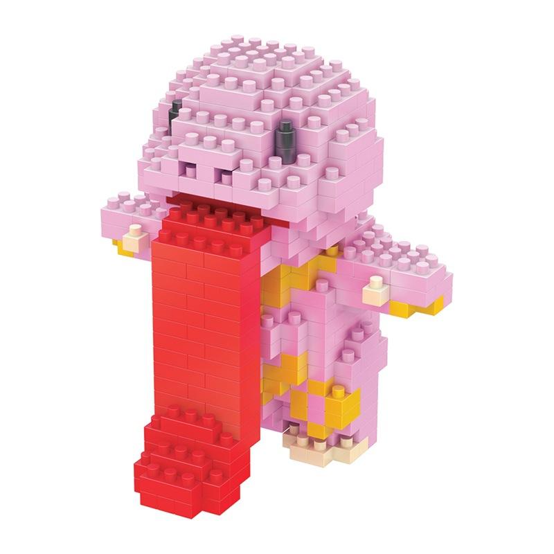 Pokemon Micro Building Blocks LBOYU Jigglypuff Gengar Mudkip Piplup Raichu Bulbasaur Pikachu Mini Brick Figures Toy For Kids