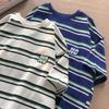 Men's Striped Retro Loose-Fit T-shirt - Summer 2022 Trendy Design