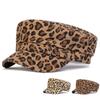 Cappello Blu Stampa Leopardo Moda di Strada Berretto a Cilindro Piatto Cappellino Uomo e Donna Cappelli Personalizzati Cappellini Casual