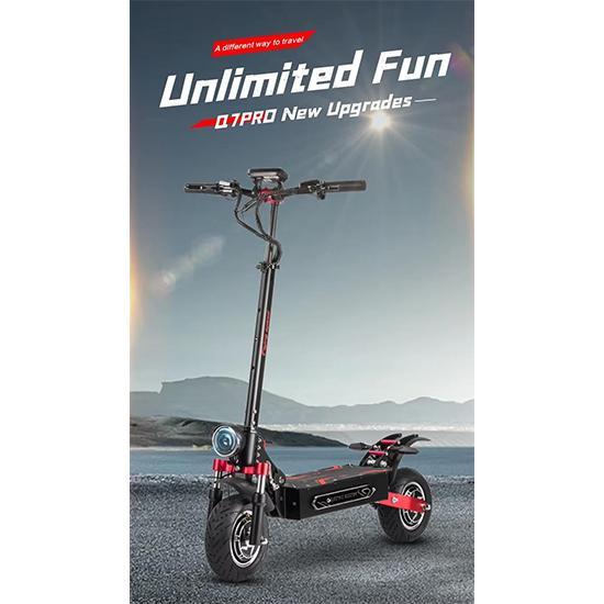 Boyueda Q7 Pro Max 3200W Kahemootoriline Elektriroller 52V 28Ah NFC ja Rakenduse Juhtimine Vaiksed Rehvid Kokkupandav E-tõukeratas