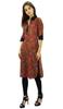 Designer Straight Printed Tunic Chic Collar Kurti Casual Cotton