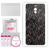 apgo Protective Skin Sticker for the Back Compatible with Meizu M6 Note, Wrap Film, Foil, Vinyl - Pattern Carbon Black Pixel