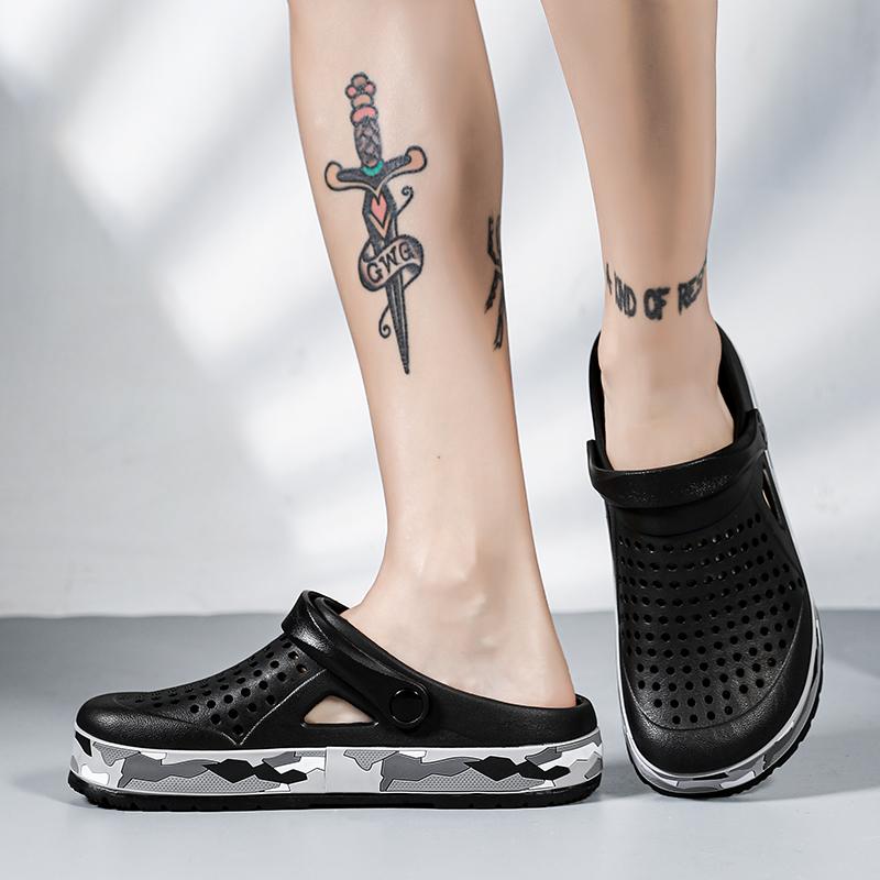 Brand Clogs Men Sandals Casual Shoes EVA Lightweight Sandles Unisex Colorful Shoes for Summer Beach Zapatos Hombre