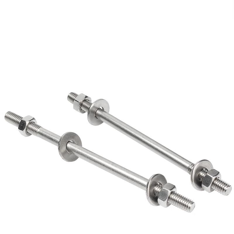 Yishuxiang 304 Stainless Steel Double-Ended Threaded Rod & Nut Set