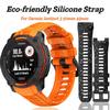 Silicone Strap for Garmin Instinct 3 Amoled 50mm 45mm Original Official Wristband for Garmin Instinct 3 Solar 45mm 50mm Strap