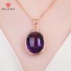 New Temperament Oval Pendant Necklace Vintage Accessories Women For Party Gift Elegant Jewelry