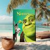 1pc Shrek1 Beach Towel, Comfortable and Thick, and Swimming/Bath/Picnic/Camping Towel, Suitable for Seaside Beaches