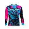 Mens Short Sleeve Cycling T-Shirt Mountain Bike MTB Off-Road Motorbike Downhill Riding Breathable Quick-Dry