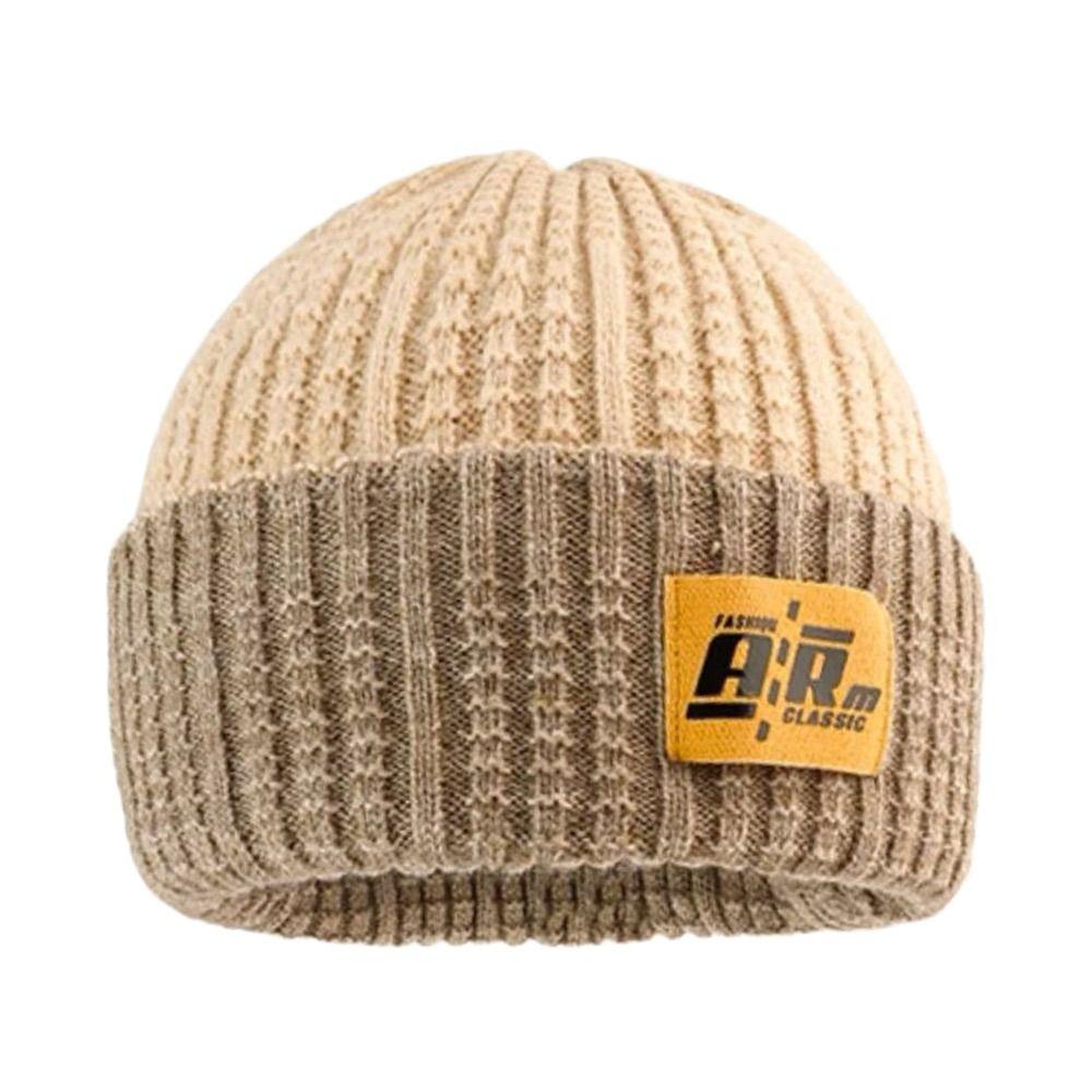 Fashion Warm Winter Hat Thickened Elastic Knitted Cap Casual Ear Protection Pompoms Hat Outdoor