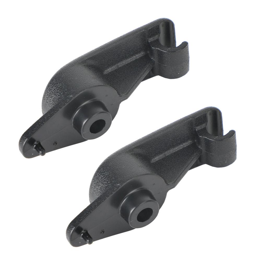2x Black Front Left & Right Sun Visor Clip For 97-04 Chevrolet Corvette 10411051
