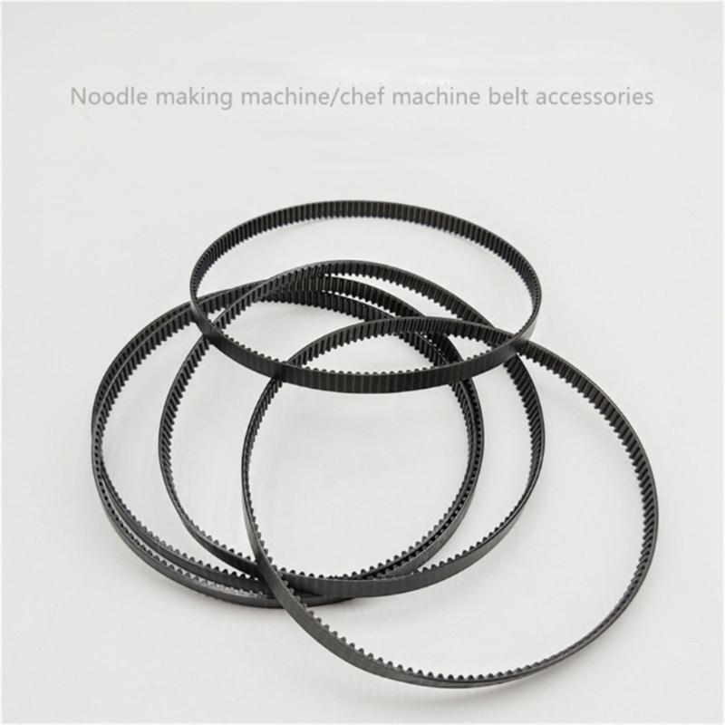 Rubber Bread Machine Belt 128 Tooth 384mm  Bread Maker Belt for Smooth Mixing Kitchen Appliance Replacement Parts