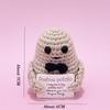 Positive Cute Potato Home Room Decor Mini Handmade Plush Ornament Knitting Wool Yarn Doll Birthday Gifts Room Decorations