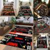 Vintage Horror VHS Film Film Print Tapijt Retro Tapijt voor Woonkamer Slaapkamer Mannenhol Speelkamer Antislip Mat Decor