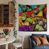 N-Ninja Turtles Cartoon Anime Cartoon Wandkleed Kunst Sciencefiction Kamer Huisdecoratie Wanddecoratie Huisdecoratie