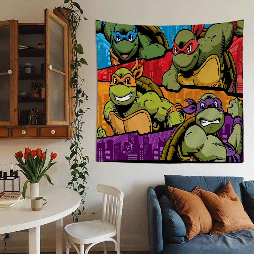 N-Ninja Turtles Cartoon Anime Cartoon Wandkleed Kunst Sciencefiction Kamer Huisdecoratie Wanddecoratie Huisdecoratie