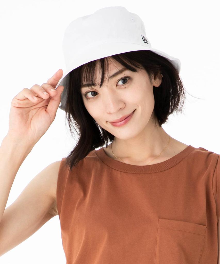 New Era Twill Cotton Bucket Hat BUCKET-01 White Outdoor Fisherman Bucket Hat L/XL Unisex 25J
