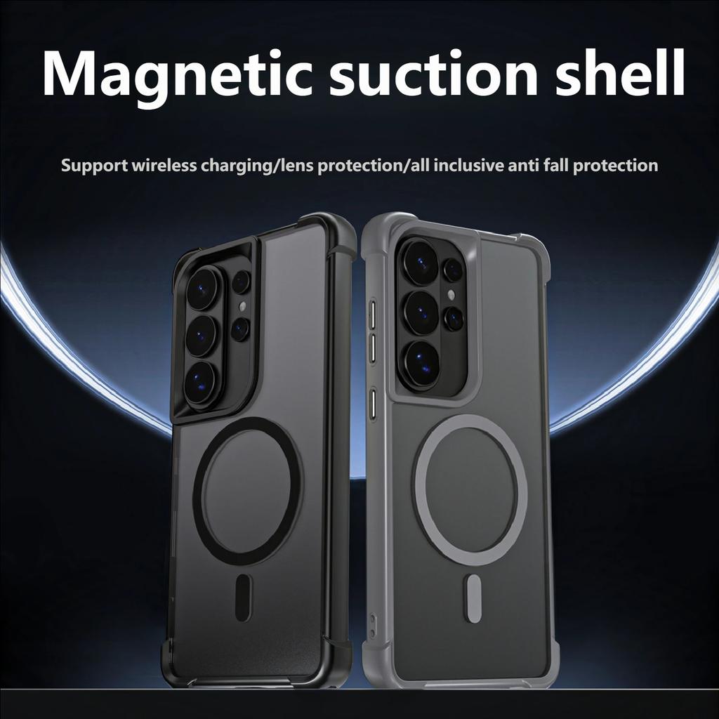 Pentru Carcasă Translucidă Armură Rezistentă la Șocuri Pentru Samsung Galaxy S26 S2 S24 S23 Ultra Plus Încărcare Wireless Magnetică Capac Mat