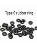 Fishing Tackle O-Ring Connector: Elastic 8-Shaped Rubber Ring for Force Release