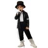 Role-Play Billie Jean Cosplay Oblečení Karnevalová Párty Černý Oblek Taneční Kostým Děti Kluci Dívky
