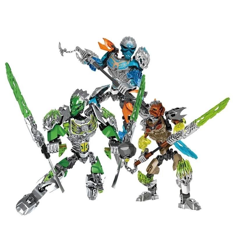 2025 Skull Warrior Mask Master Bricks  Beast Action Building Blocks Kids’ Collection Toy Christmas/Birthday Gifts