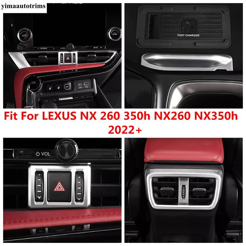 Central Control Panel Sequ / Warning Light Lamp / Rear Air AC Vent Outlet Trim For LEXUS NX 260 350h NX260 NX350h  - 2026