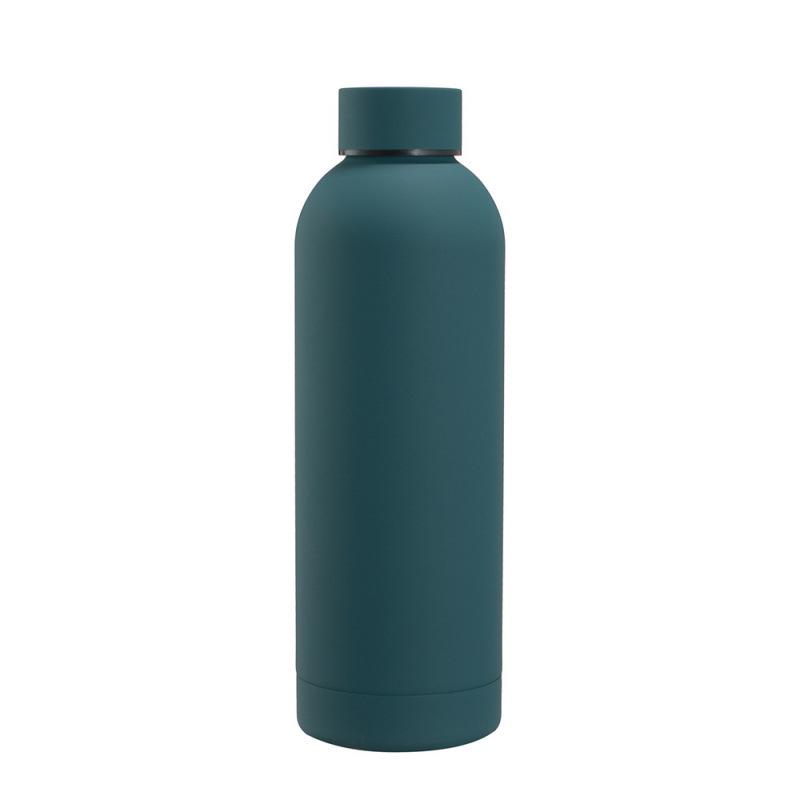 304 Stainless Steel Double-Layer Vacuum Insulated Matte Sports Water Bottle