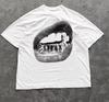 Nuova T-shirt Stampata in Stile Europeo e Americano, Comoda e Traspirante, Girocollo, Puro Cotone, Adatta Sia a Uomini che a Donne