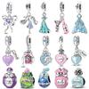 Classy Seriescopper Perfume Bow Designs Charm Beads Pendent Dangle Fit Original Bangle Charm Bracelet Diy Women Jewelry