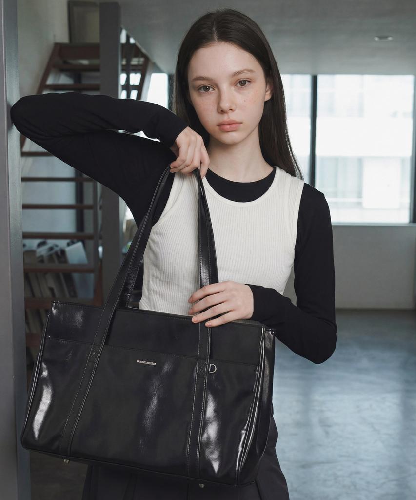 Masmarulez Log Shoulder Bag_Black
