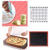 Baking Mat Non-Stick Surface for Macarons Cookies Fondant Easy Clean Reusable Bakeware Sheet Perfect for Home and Commercial Use