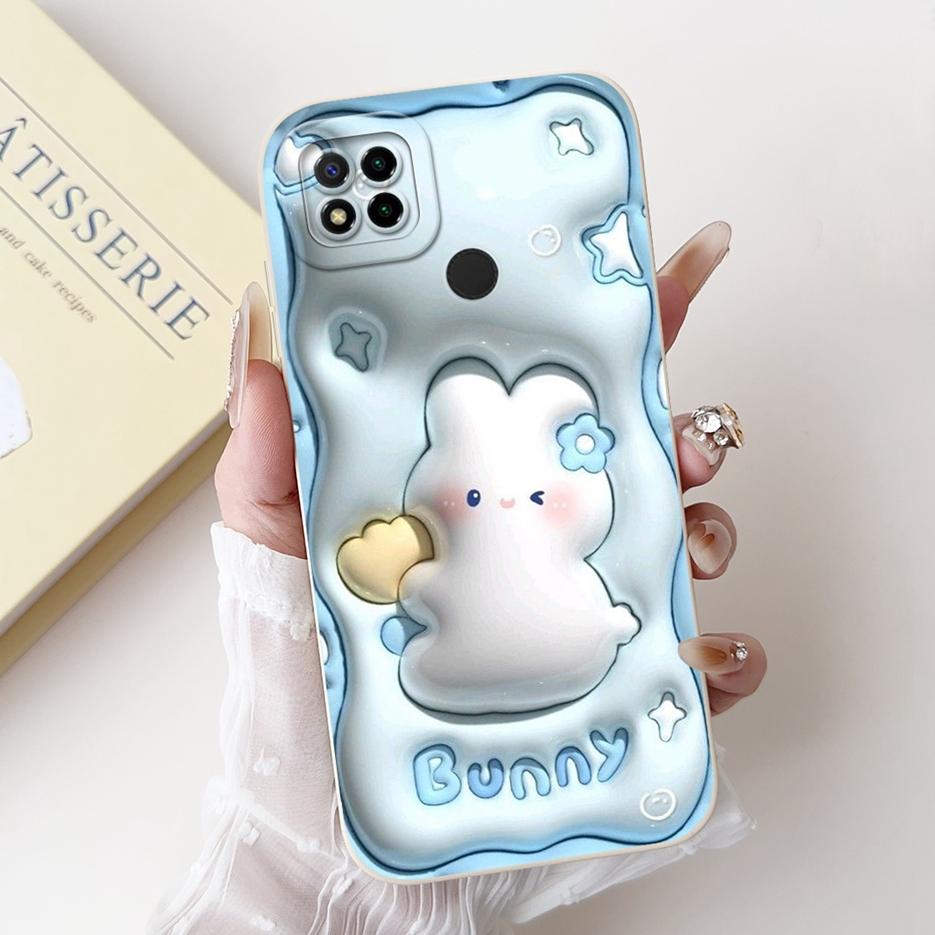 For Xiaomi Redmi 9C Case Cute Panda Cartoon Cover Shockproof Soft TPU Phone Case For Xiaomi Redmi 9C NFC Redmi9C Back Cover Bags