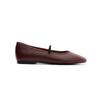 Thommcan Women S Comfort Mary Jane Flat ShoeS Burgundy 8tmpa14f4l