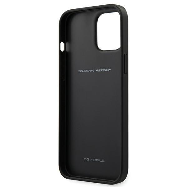 Etui do iPhone 12 Pro Max Ferrari Off Track Perforated Czerwone