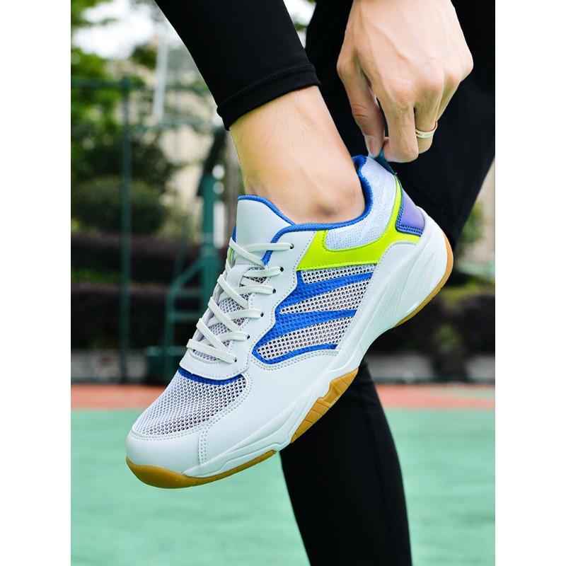 Men and women couples badminton shoes single net breathable non-slip shock-absorbing table tennis shoes tennis shoes