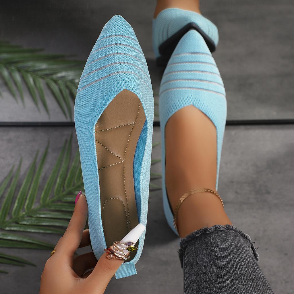 Fashion Women Flats Shoes 2024 New Spring Autumn Breathable Mash Fashion Loafers Shallow Comfortable Flats Sneakers Shoes for Women