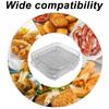 3-Layer Square Round Rectangle Air Fryer Rack Set Stainless Steel Dehydrator Rack with 4 Silicone Feet Anti-Scald