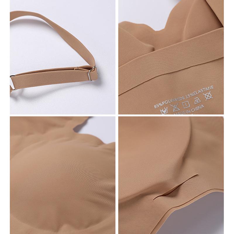 Seamless Bras for Woman Push Up Underwear Sleep Removable Padded Bralette One Piece Brassiere Wireless Comfort Intimate 16 Colors
