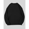 Men's Cartoon Gesture Pattern Casual Crew Neck Sweatshirt.