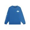 Li-Ning Badfive Logo Print Pullover Sweatshirt Unisex Tops Blau AWDSC01-4