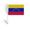 Adhesive Flag Venezuela – 14 X 21 Cm – Flexible Polyester – Easy To Stick – 1 Piece –
