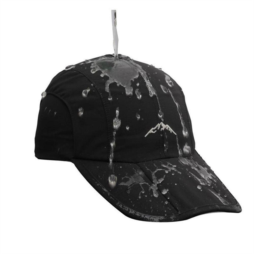 Fashion Water Proof Baseball Cap Foldable Breathable Sun Hat Camping Hiking Sun Protection Sport Cap Men Women