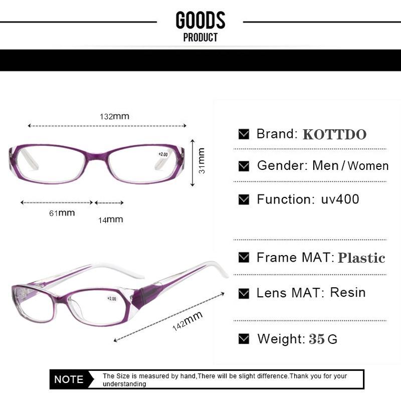 Vintage Women Reading Glasses Anti-Blue Light Presbyopia Eyeglasses Hyperopia Computer Glasses+1.0+1.5+2.0+2.5+3.0+3.5+4.0