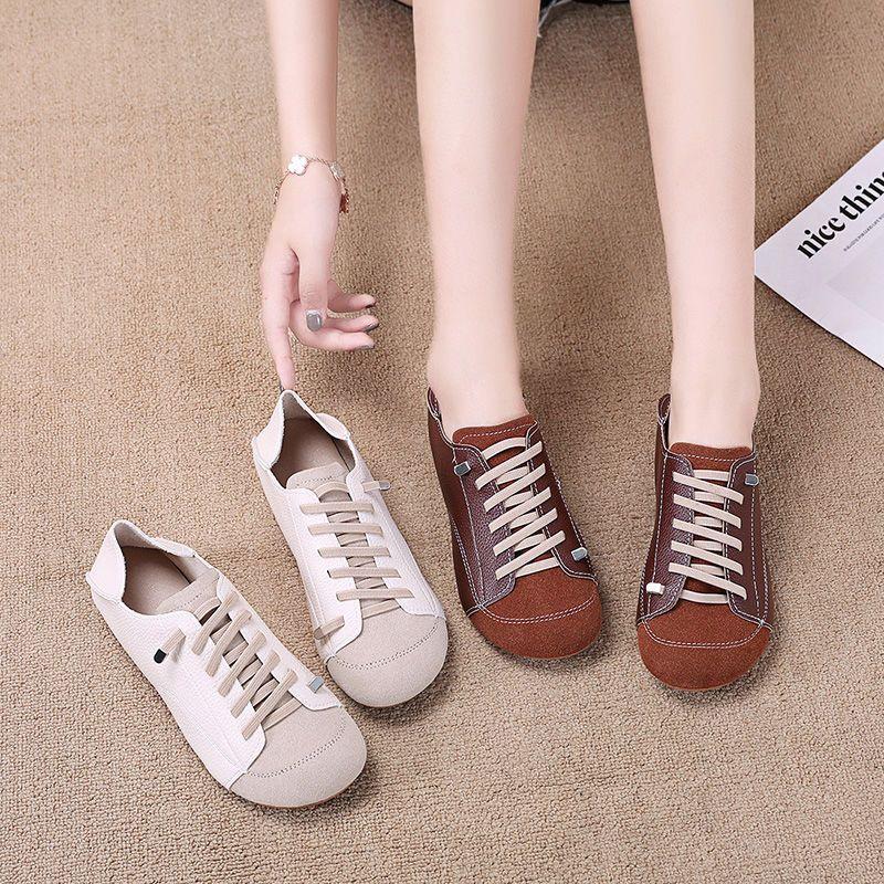 Vulcanize Summer Shoes For Women Harajuku Slip On Sneakers Women's Wide Lace Up Half Loafers JK Girl  Mules Sneakers New