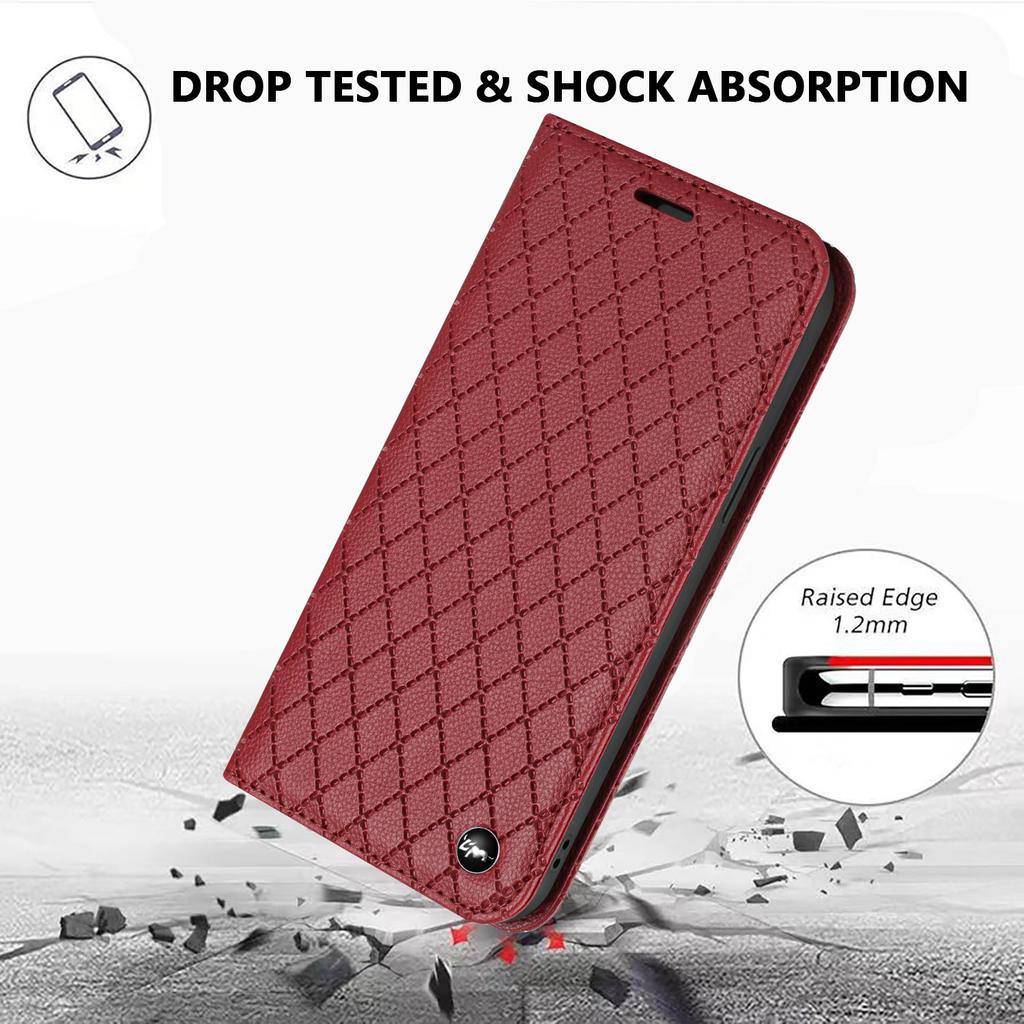 Étui en Cuir Affaires Pour Samsung Galaxy S25 S24 S23 Ultra S22 S21 S25 FE S20 S25 Edge S10 Plus Livre à Rabat Portefeuille Porte-cartes Housse Étui
