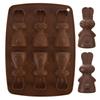 Brown Silicone Bunny Cake and Praline Mold SILLINIE