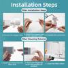 3 In 1 Aquarium Filter Pump Energy Efficient Silent Operation Submersible Filter Black Filter Cotton Plastic Water Filter Pump